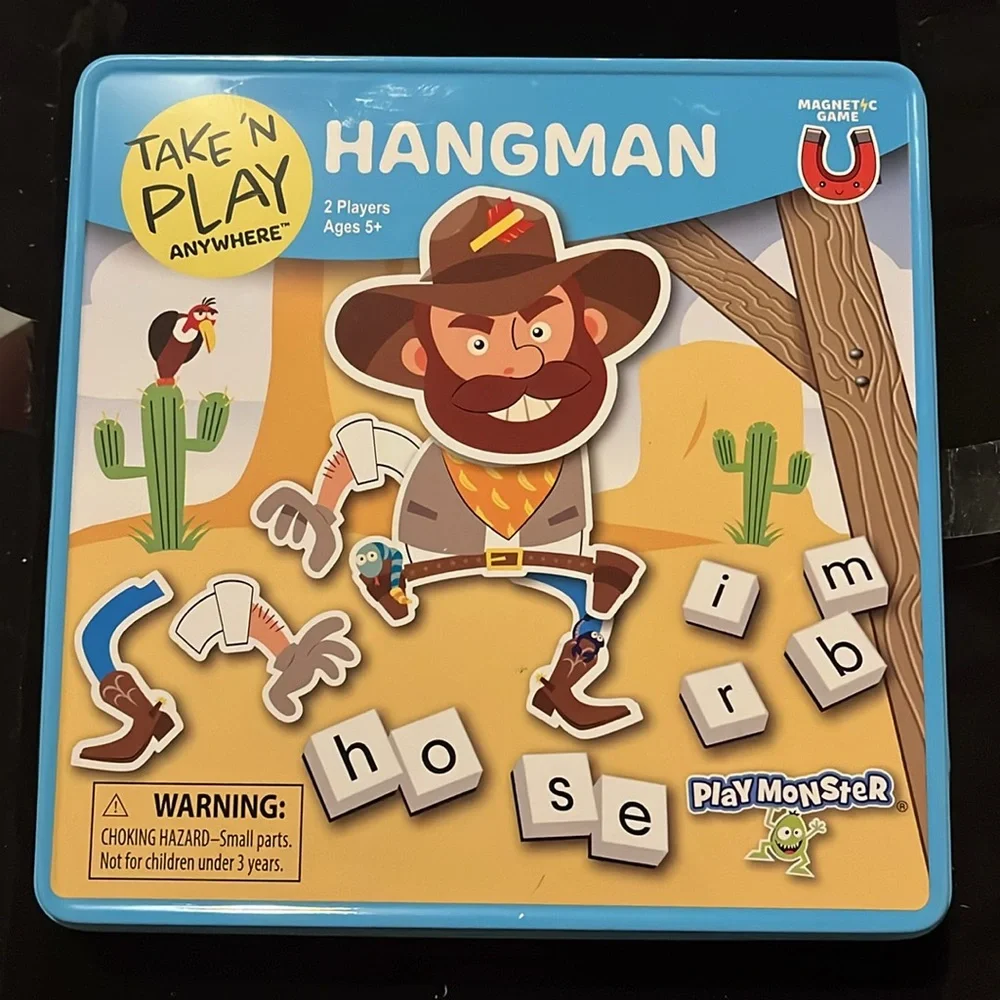 Take 'N Play Hangman Game - Blue